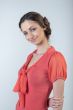 The girl in red dress
