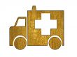 Golden ambulance symbol