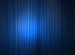 Blue curtain of a theater