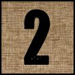 number on the fabric.