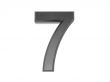 3d metal numbers , in metal on a white isolated background. 
