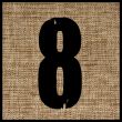 number on the fabric.