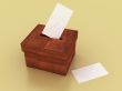 vote box with envelope