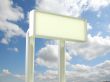 Blank billboard