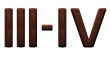 3d wooden roman numbers on white background.