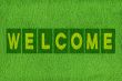 Welcome message background