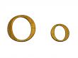 one letter of golden alphabet