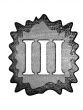 3d metal roman number
