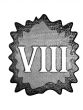 3d metal roman number