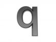 3d alphabet a in metal, on a white isolated background. 
