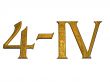 3d golden normal numbers and with Roman numeral 