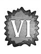 3d metal roman number