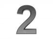 3d metal numbers , in metal on a white isolated background. 