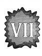 3d metal roman number