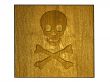 3d golden poison sign