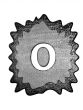 3d Letter a in metal, on a white isolated background.