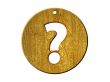 3d Golden Question Mark