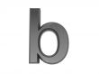 3d alphabet a in metal, on a white isolated background. 