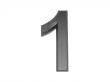 3d metal numbers , in metal on a white isolated background. 