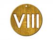 3d golden normal numbers and with Roman numeral 