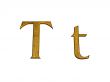 one letter of golden alphabet
