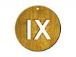 3d golden normal numbers and with Roman numeral 