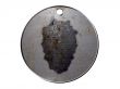 3d monster mythology, in metal medallion on a white isolated background.