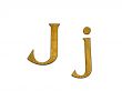 one letter of golden alphabet