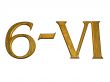 3d golden normal numbers and with Roman numeral 