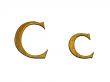 one letter of golden alphabet