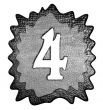 3d metal  four number 