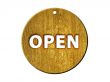 3d golden open sign