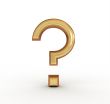 3d Golden Question Mark  