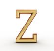 One letter of golden alphabet 