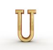 One letter of golden alphabet 