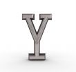 One letter of golden alphabet 