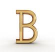 One letter of golden alphabet 