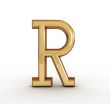 One letter of golden alphabet 