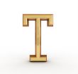 One letter of golden alphabet 