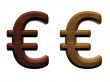 3d wooden euro mark