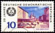 German city Karl-Marx-Stadt on post stamp