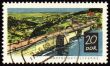Rappbode dam on post stamp