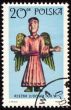 Angel on post stamp