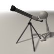 man with a telescope