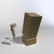 figure playing Jenga 01