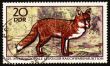 Fox on post stamp
