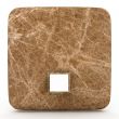 Marble point on a white isolated background.