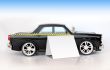 car model on a white background.