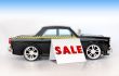 car model on a white background.