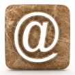 Marble symbol on a white isolated background. 